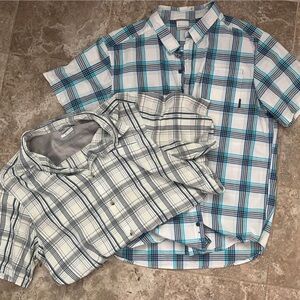 Mens XL Columbia shirt set of 2